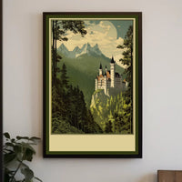 Enchanted Castle in the Mountains Poster