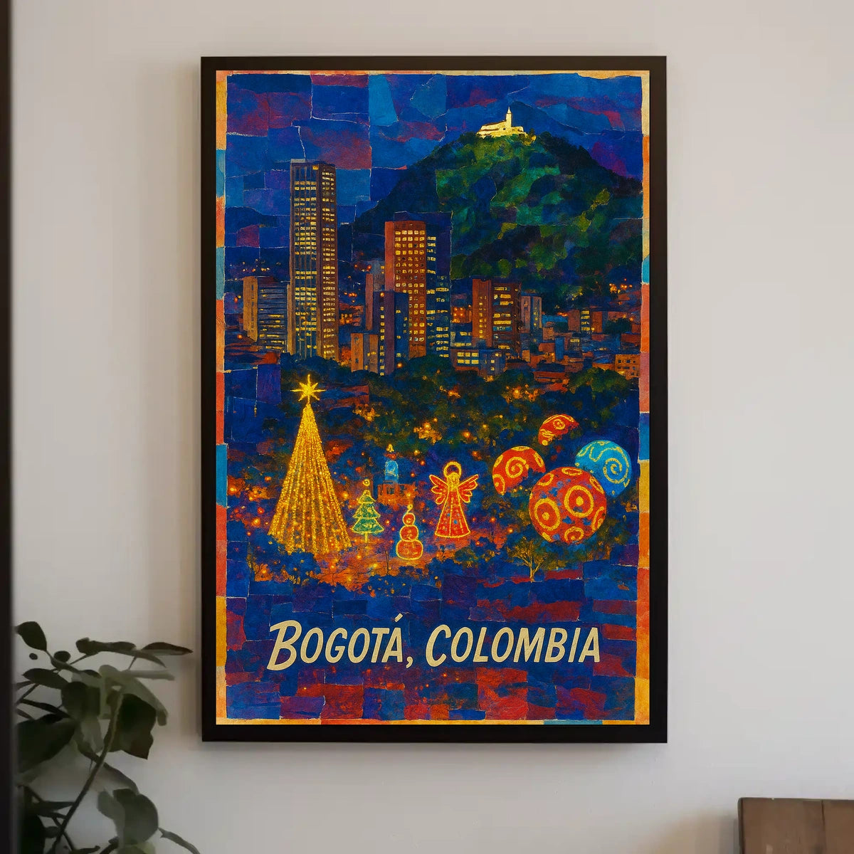 BogotΓ‘, Colombia Festive Nights Poster