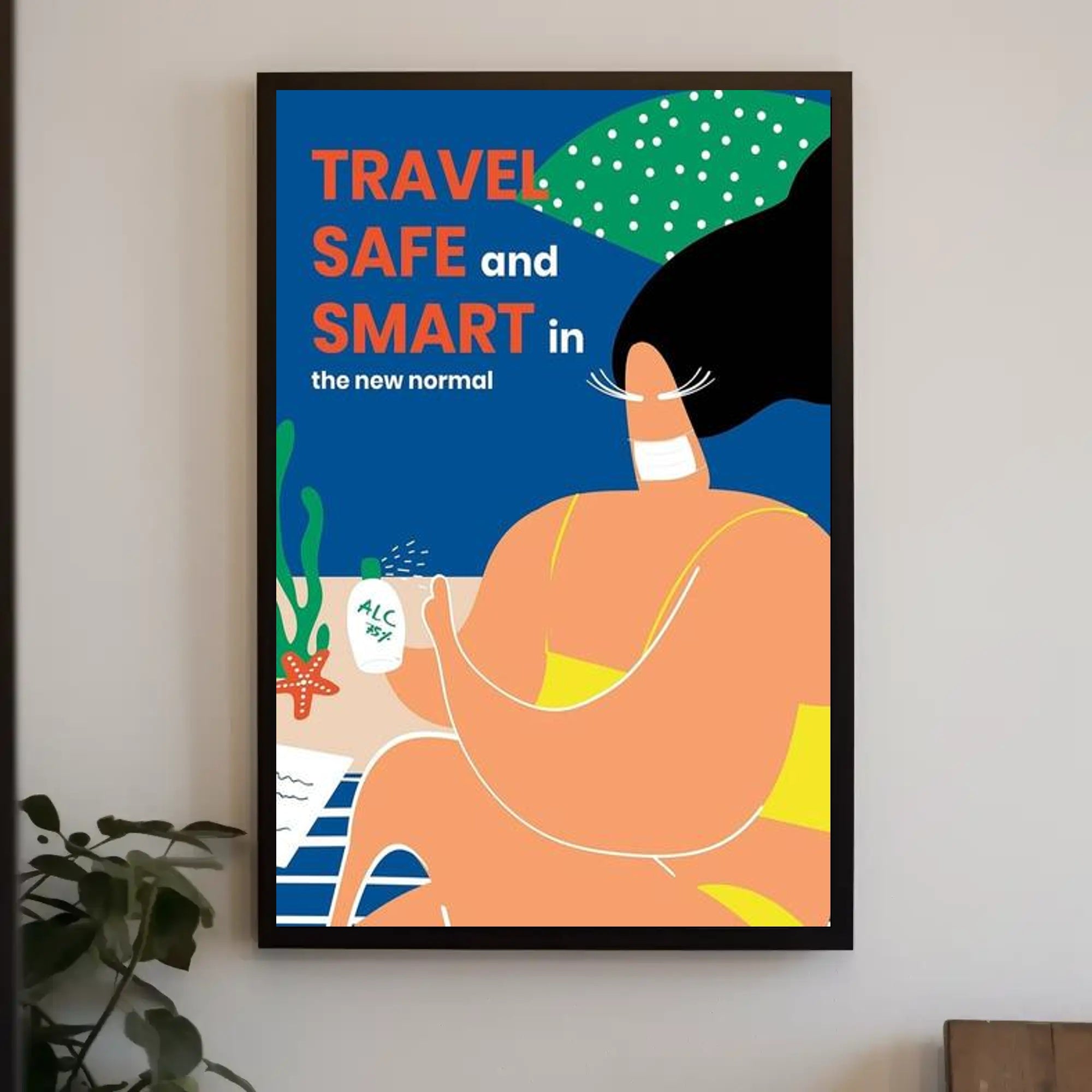 Travel Safe and Smart Poster PosterGoat