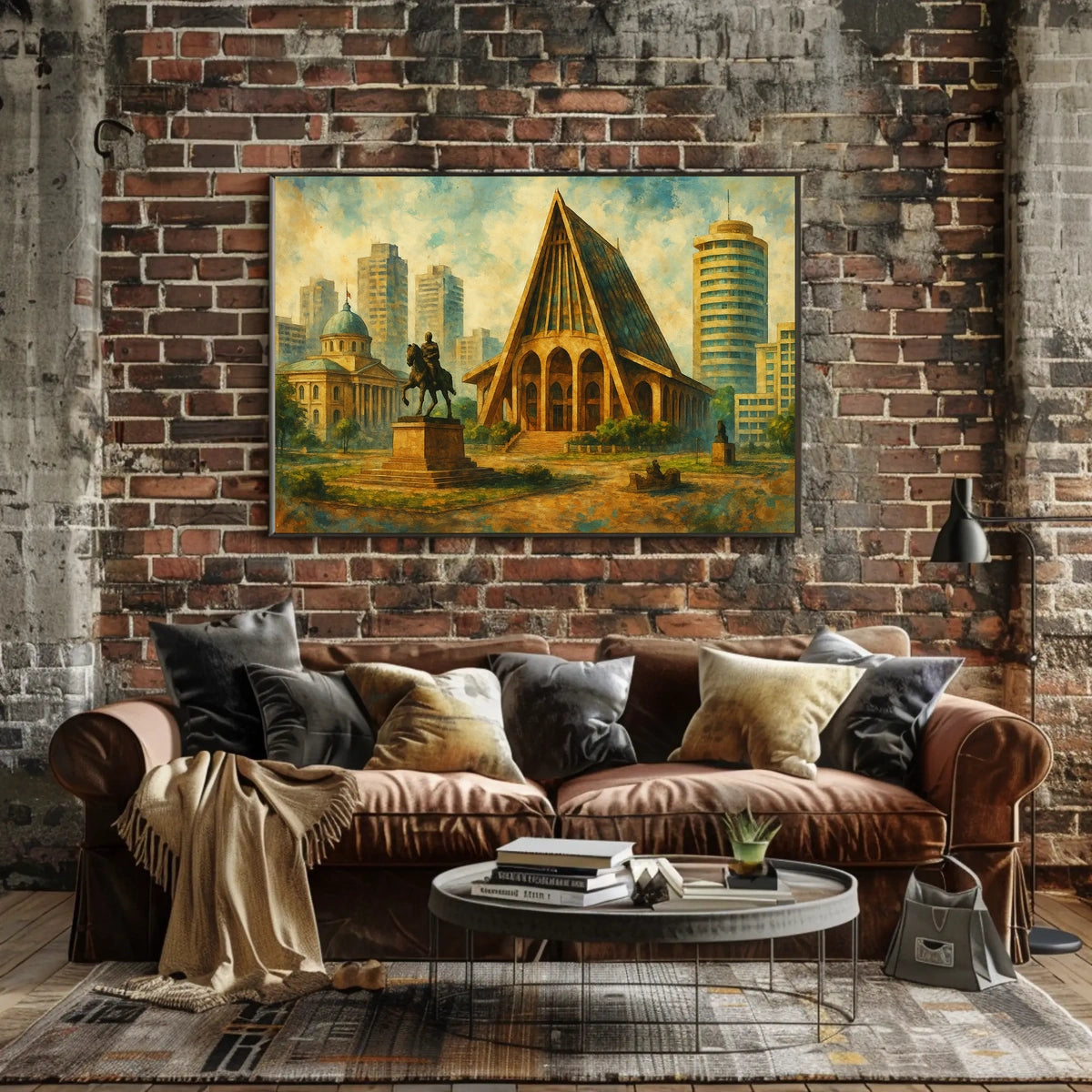 Urban Architectural Harmony Wanderlust Minimalist Poster