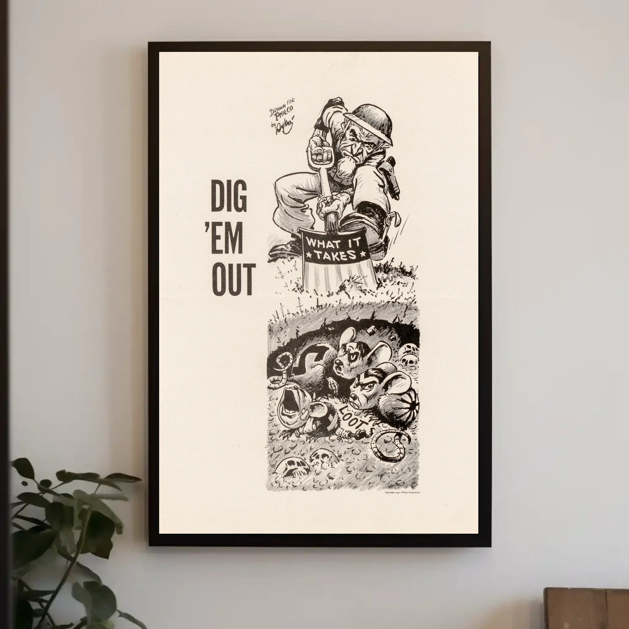 Dig 'Em Out Poster PosterGoat