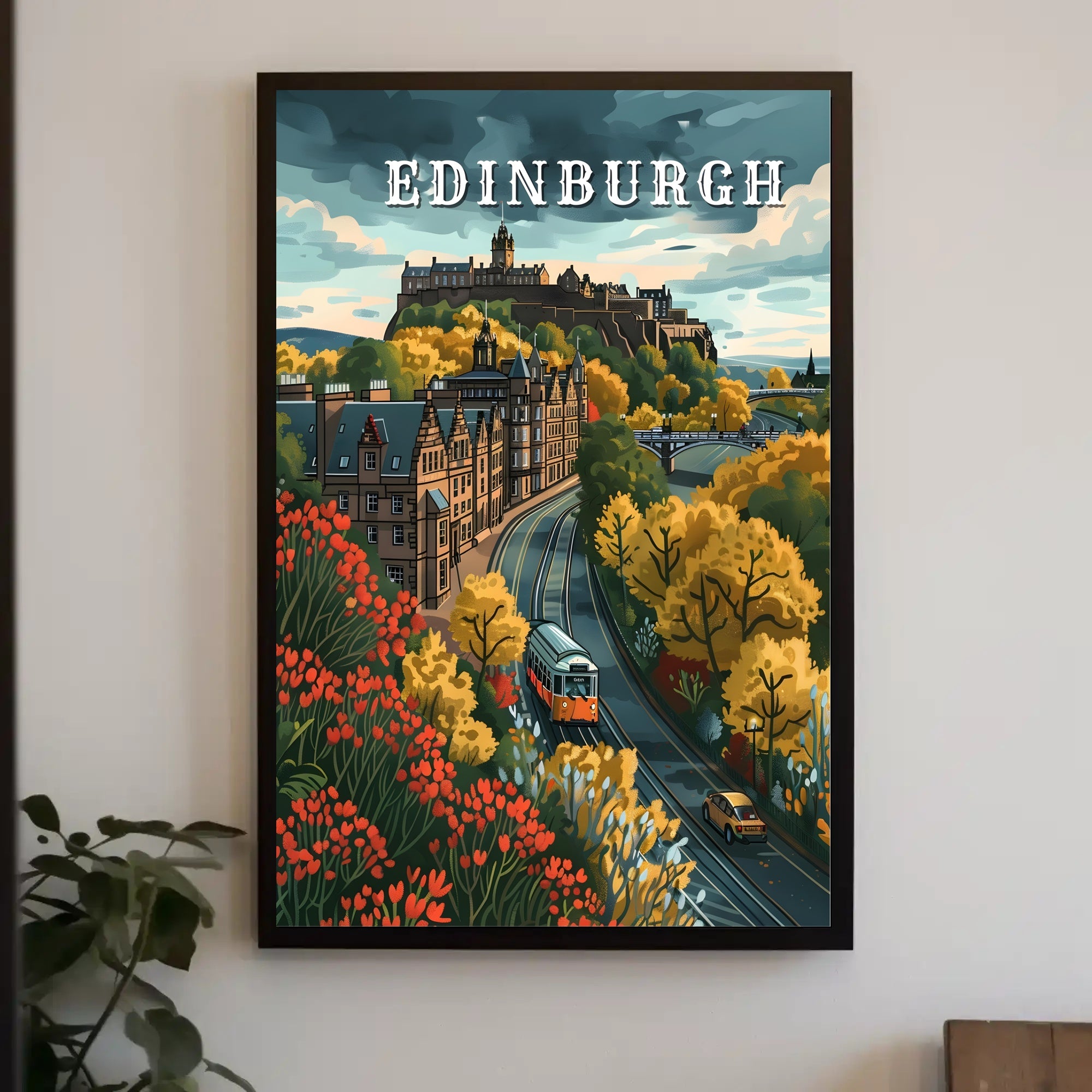 Autumn in Edinburgh Poster