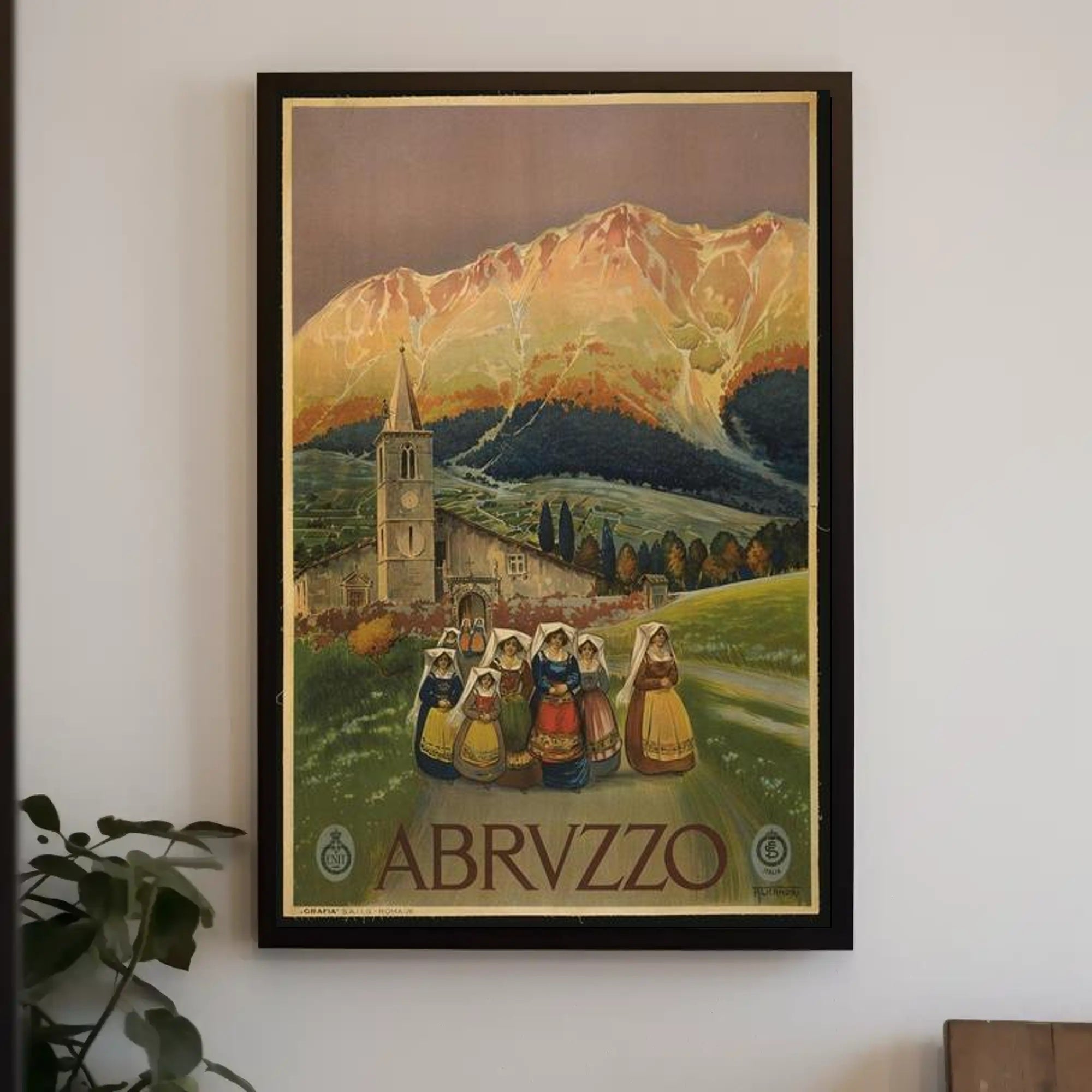 Abruzzo Scenic Art Print Poster for Home Decor and Travel Enthusiasts PosterGoat