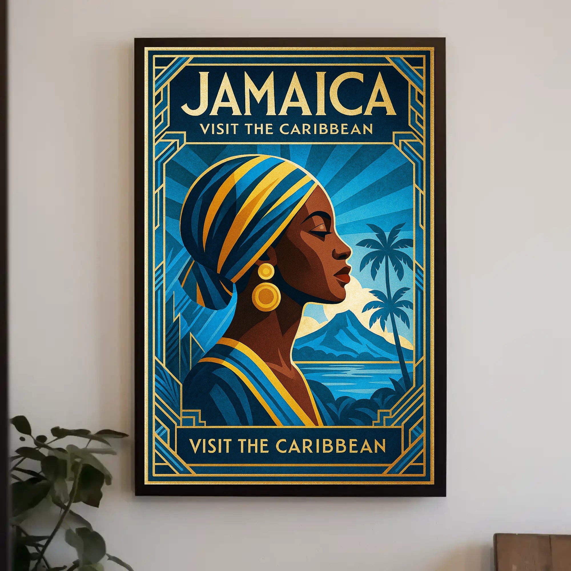 Discover Jamaica Visit the Caribbean Poster PosterGoat