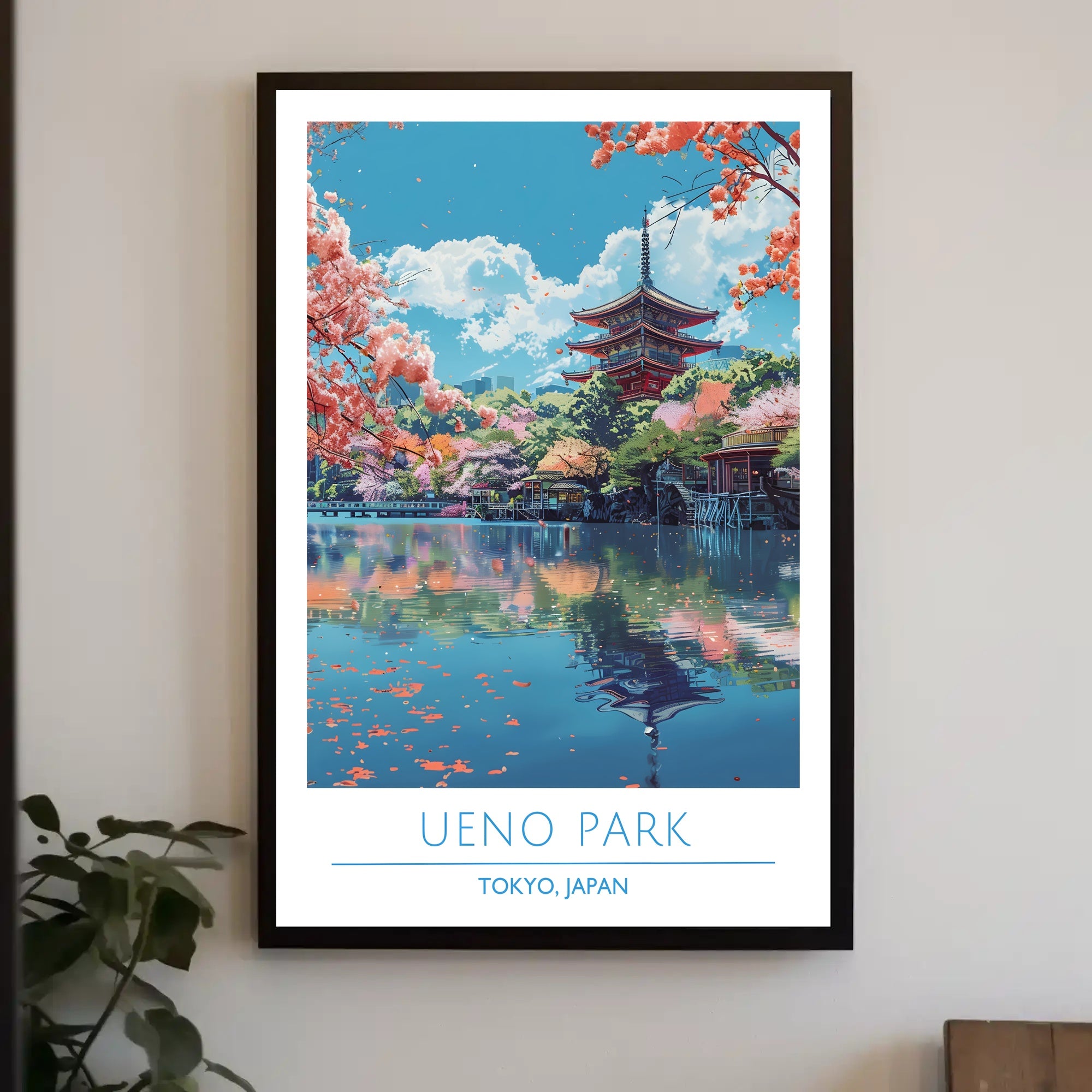 Tranquil Beauty of Ueno Park Poster