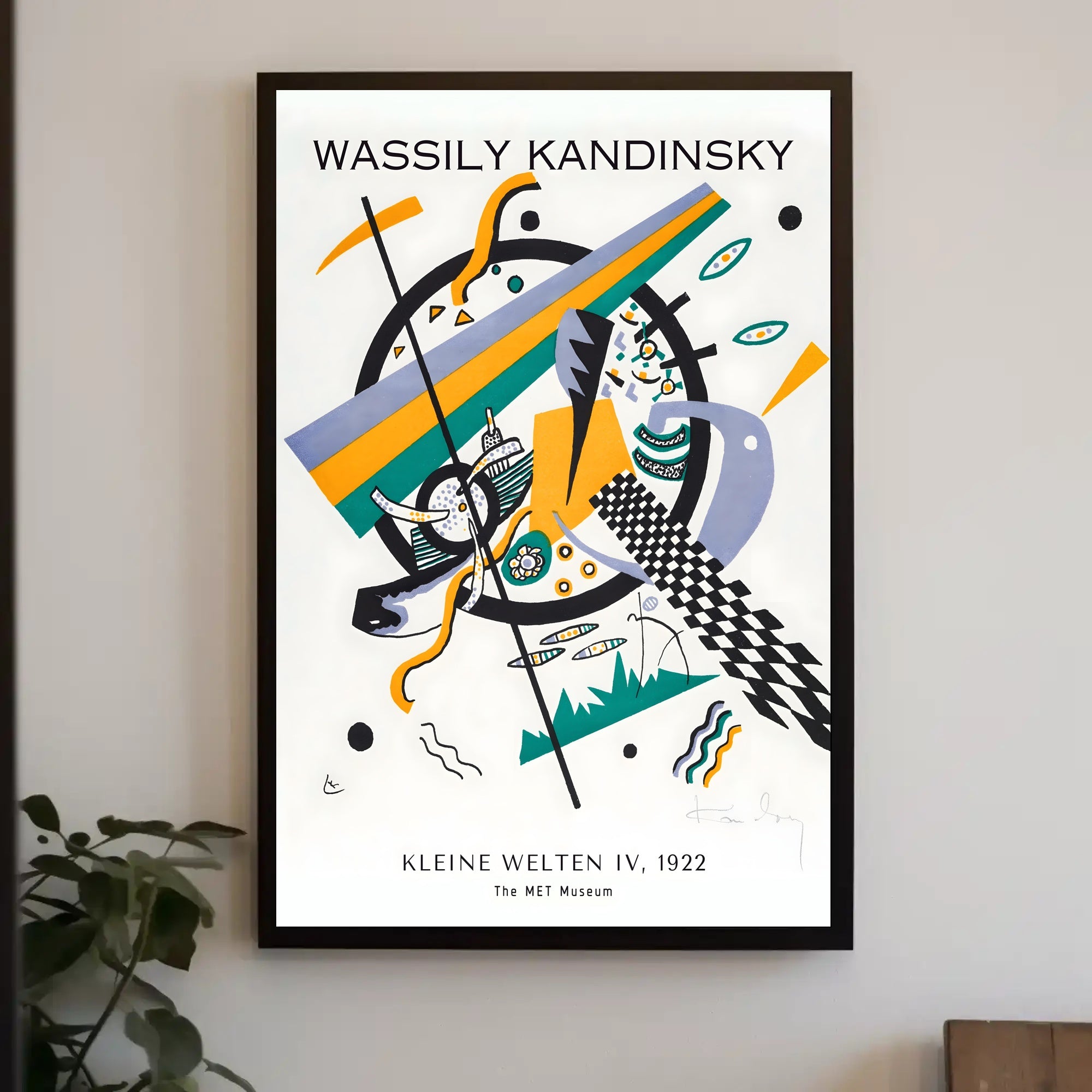 Wassily Kandinsky Kleine Welten IV 1922 Poster