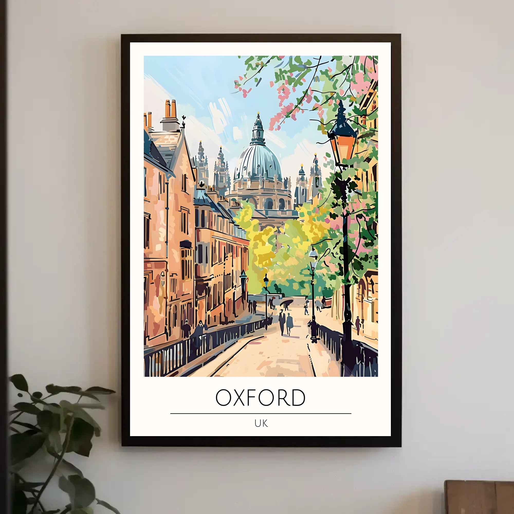 Scenic View of Oxford Poster PosterGoat