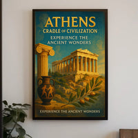 Athens Cradle of Civilization Poster
