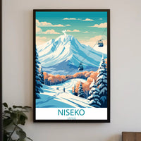 Niseko Mt. Yotei Winter Wonderland Travel Poster