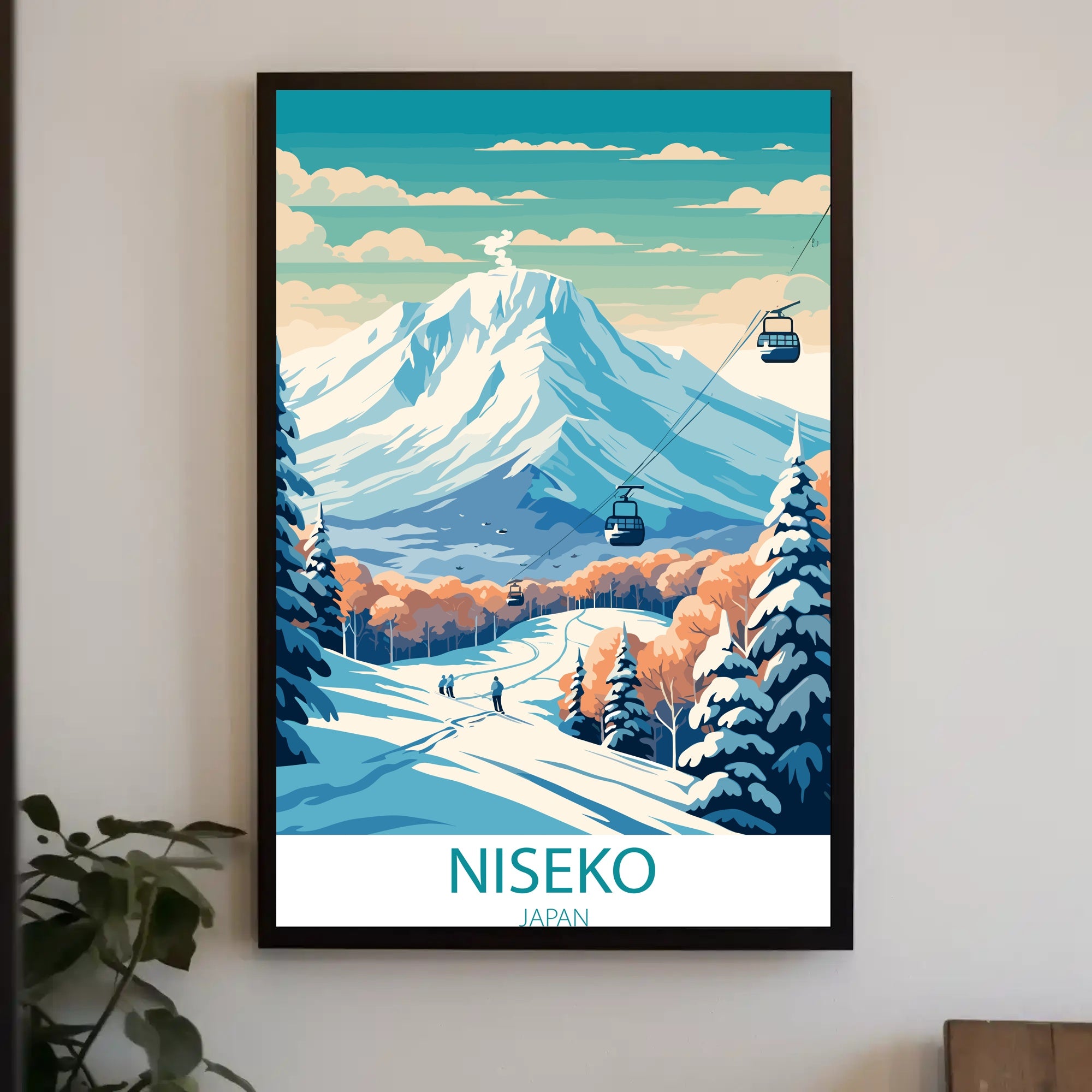 Niseko Mt. Yotei Winter Wonderland Travel Poster