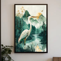 Tranquil Wilderness Art Print Poster for Home Decor PosterGoat