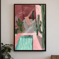 Desert Oasis Retreat Poster