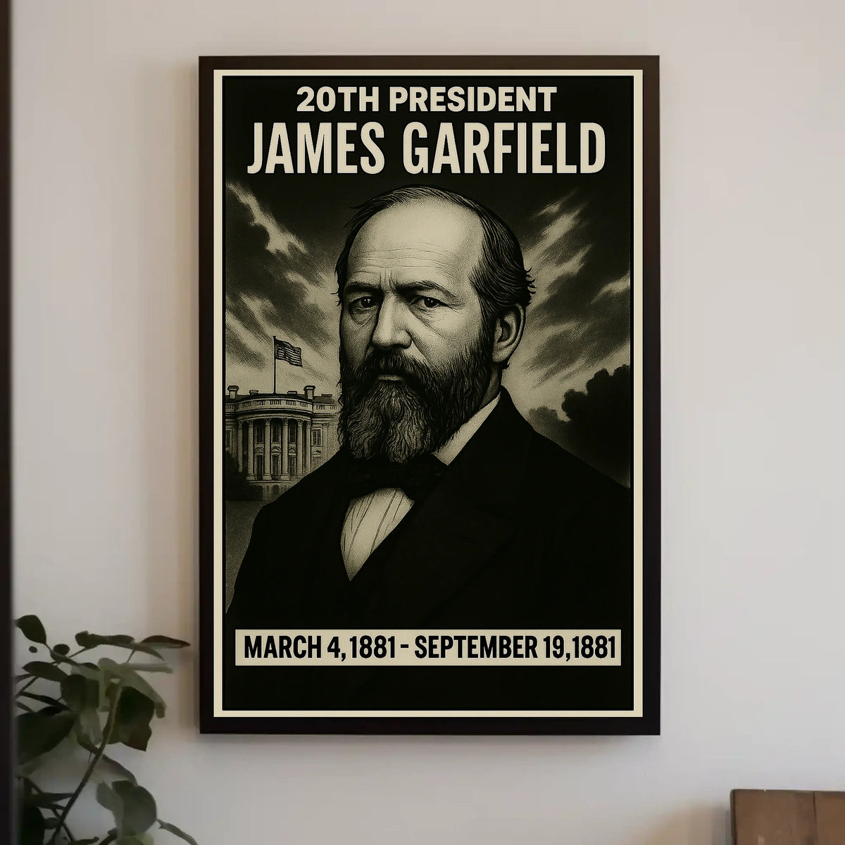 James Garfield 20Th President Poster