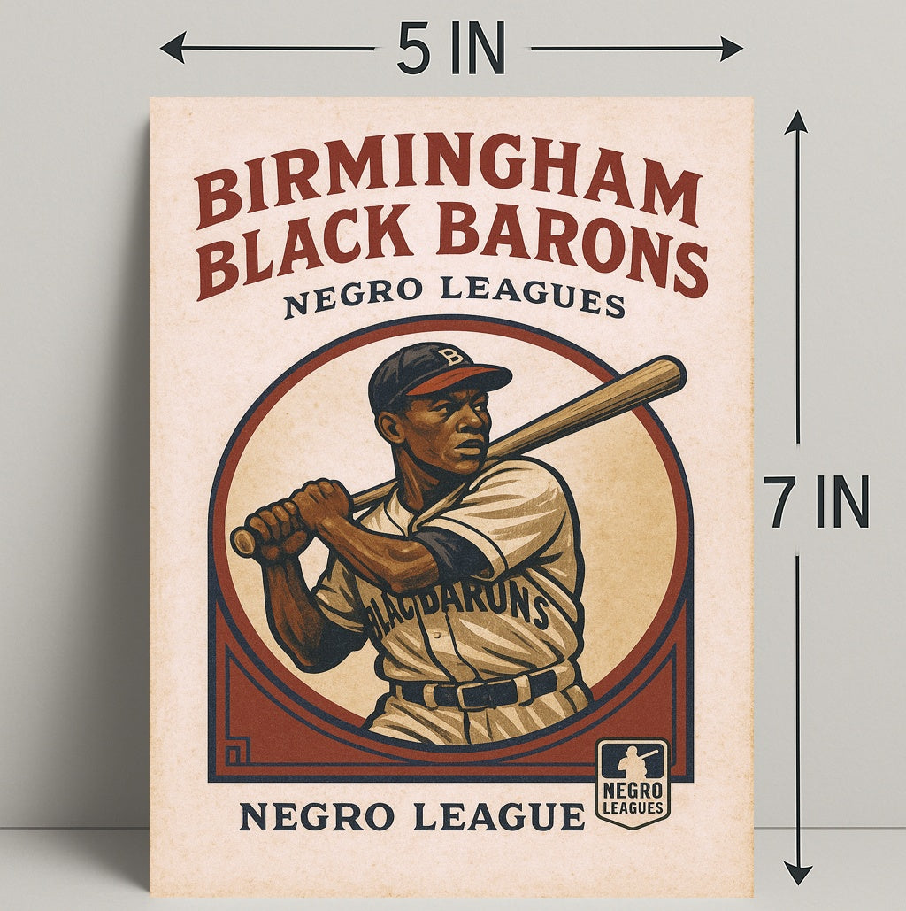 Birmingham Black Barons Negro Leagues Poster PosterGoat