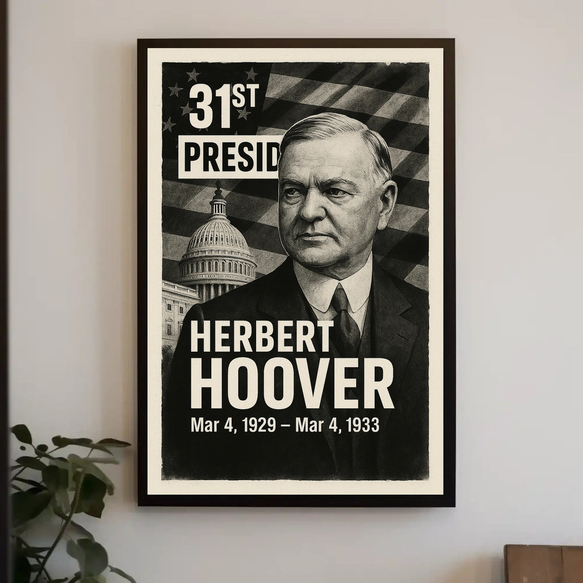 Herbert Hoover 31st President Poster