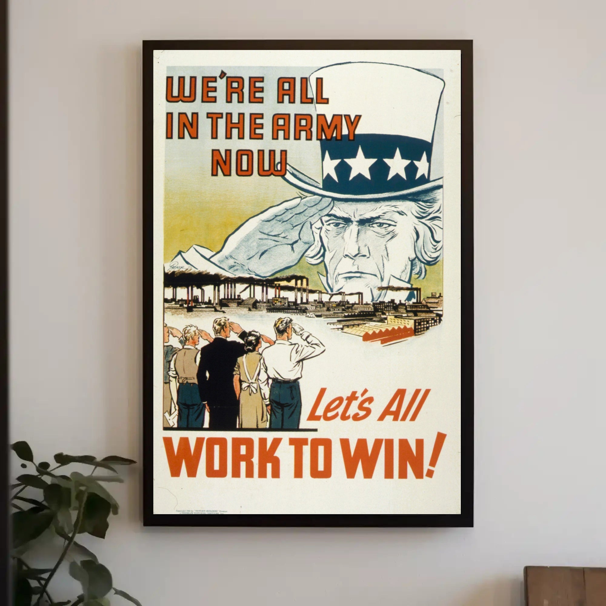 Unity on the Home Front WWII Poster