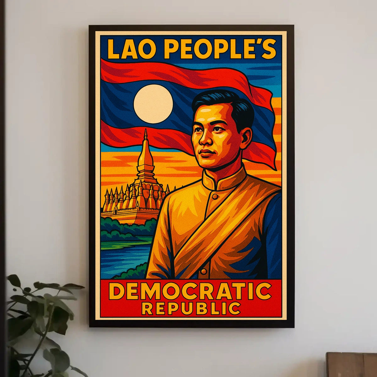 Lao People's Democratic Republic Poster