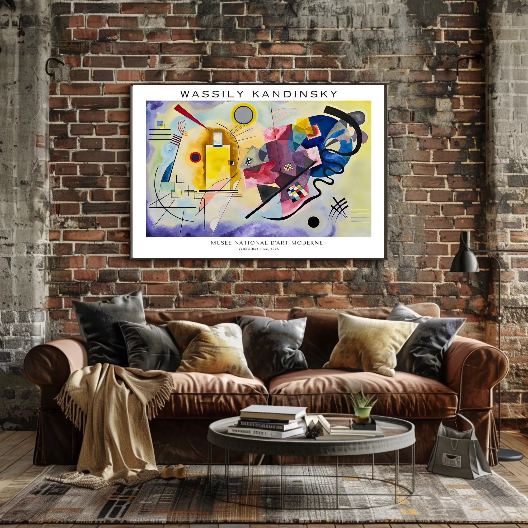 Wassily Kandinsky Yellow-Red-Blue Poster