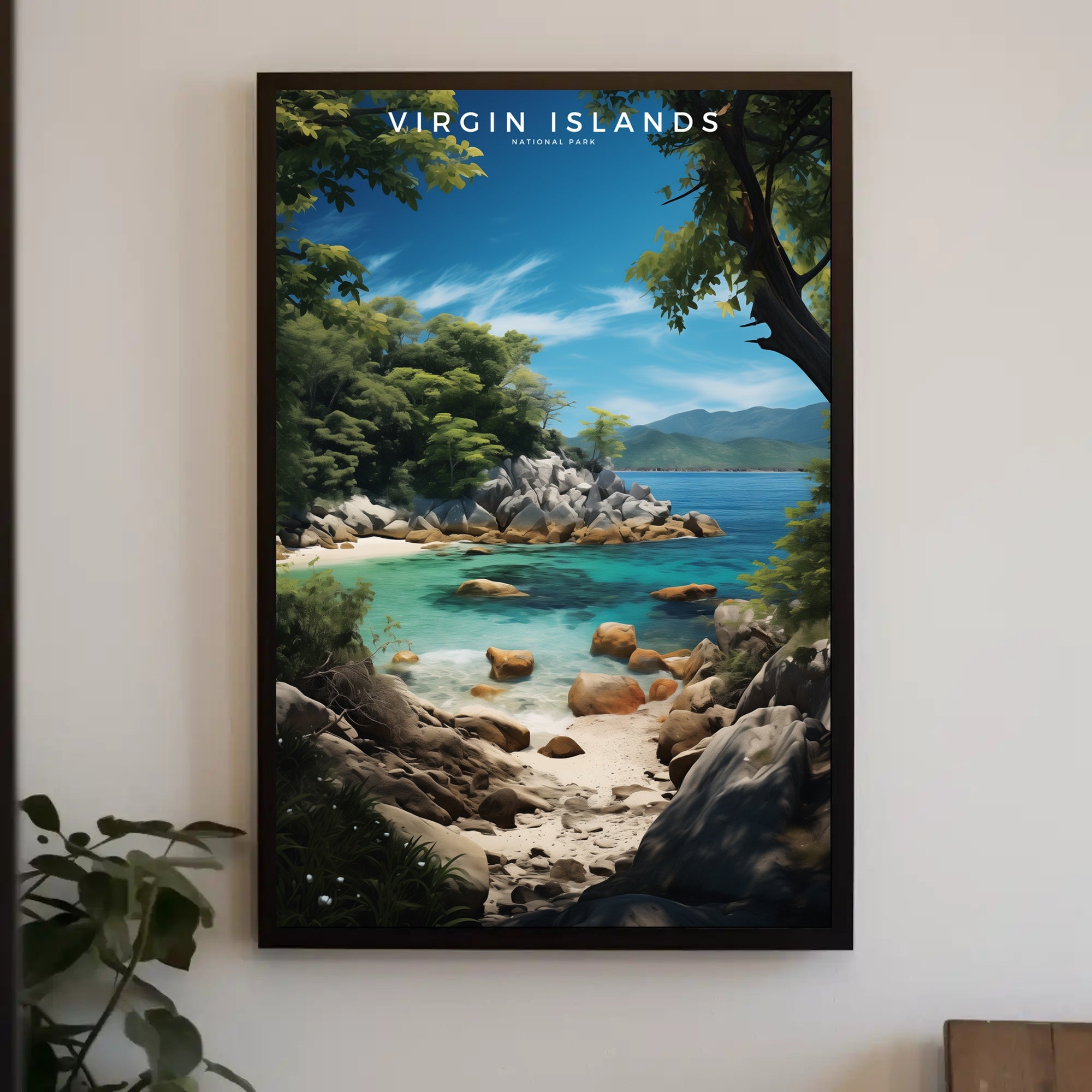 Virgin Islands National Park Travel Poster Print