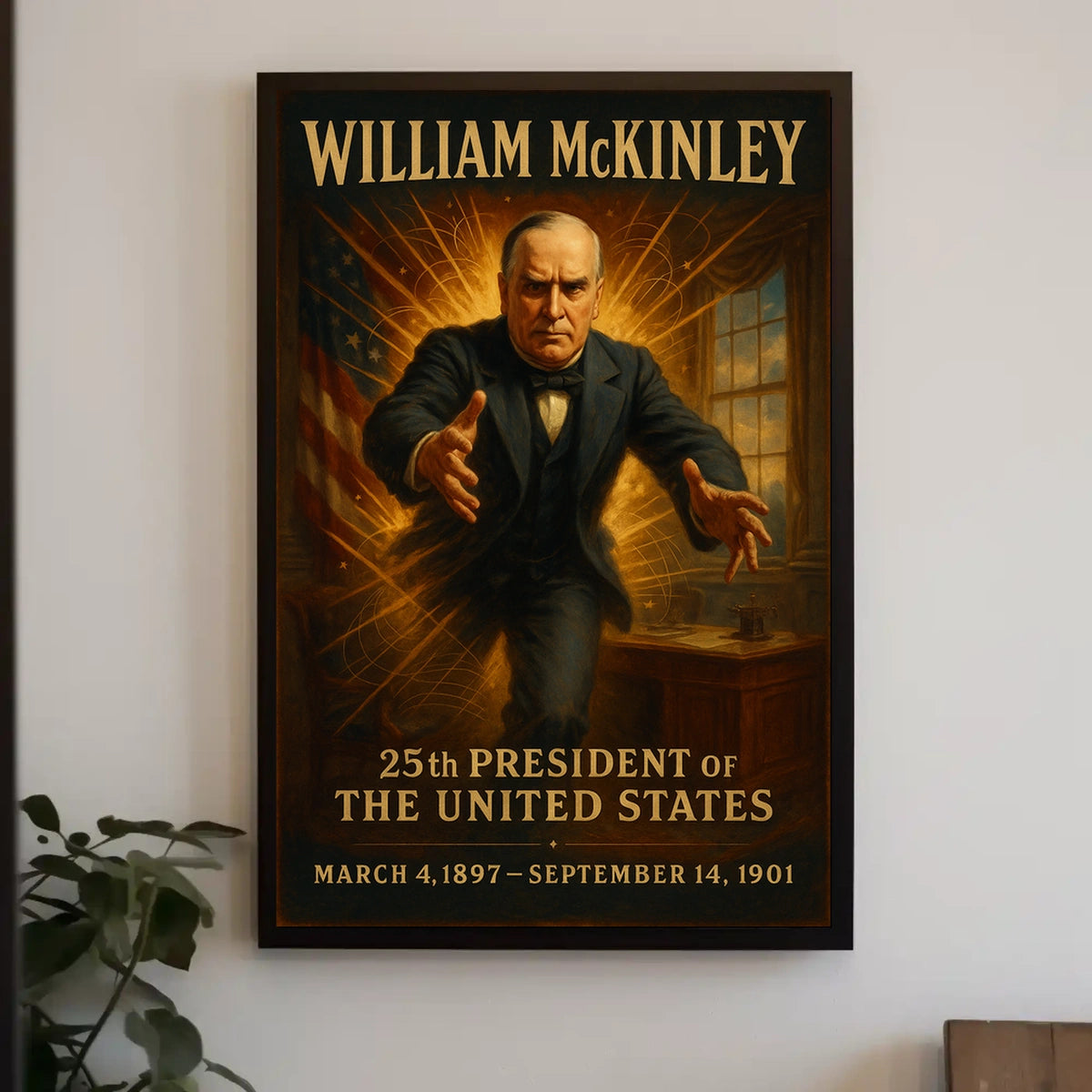 William McKinley 25th President Poster