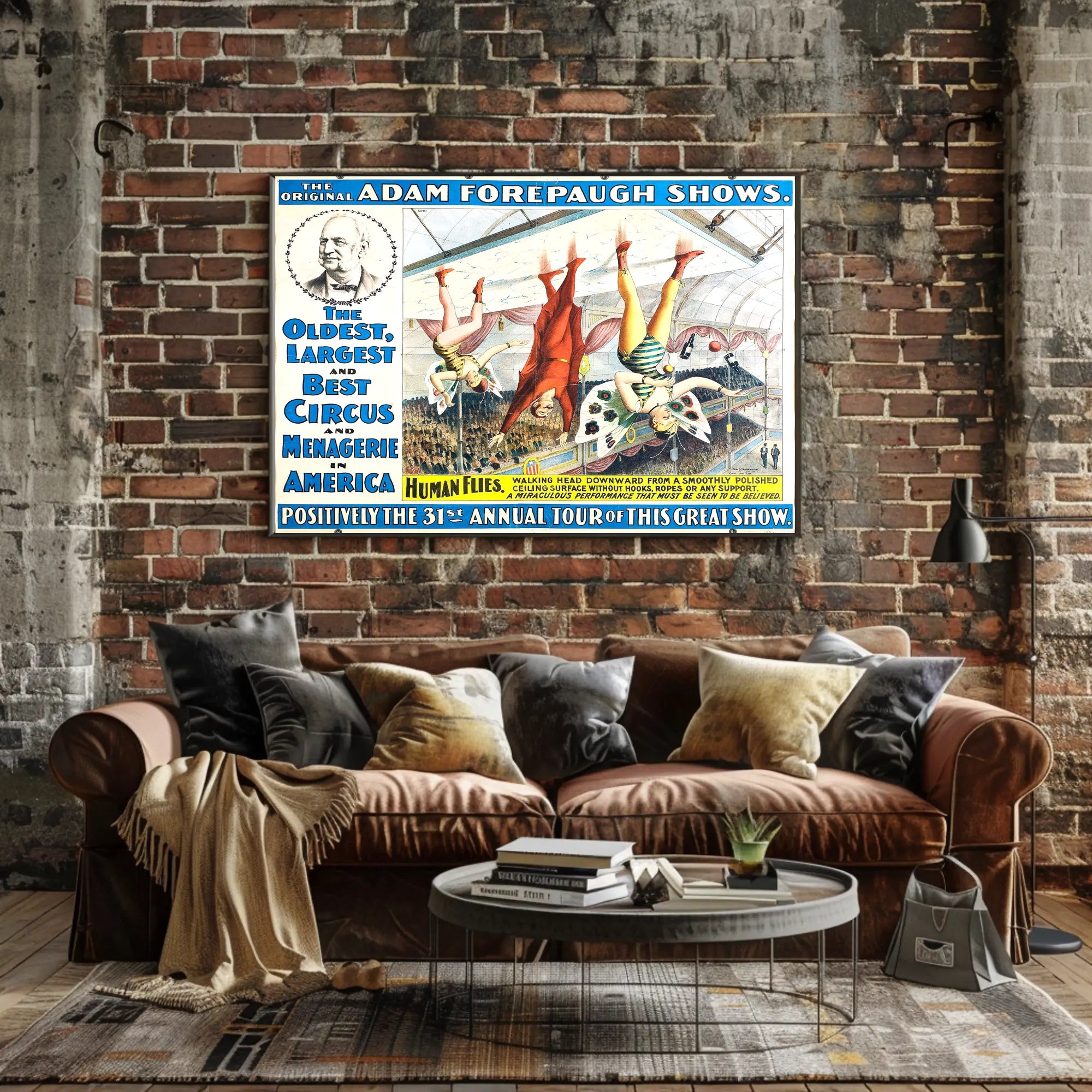 Adam Forepaugh Shows – 31st Annual Tour Poster