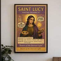 Saint Lucy Bearer of Light Poster