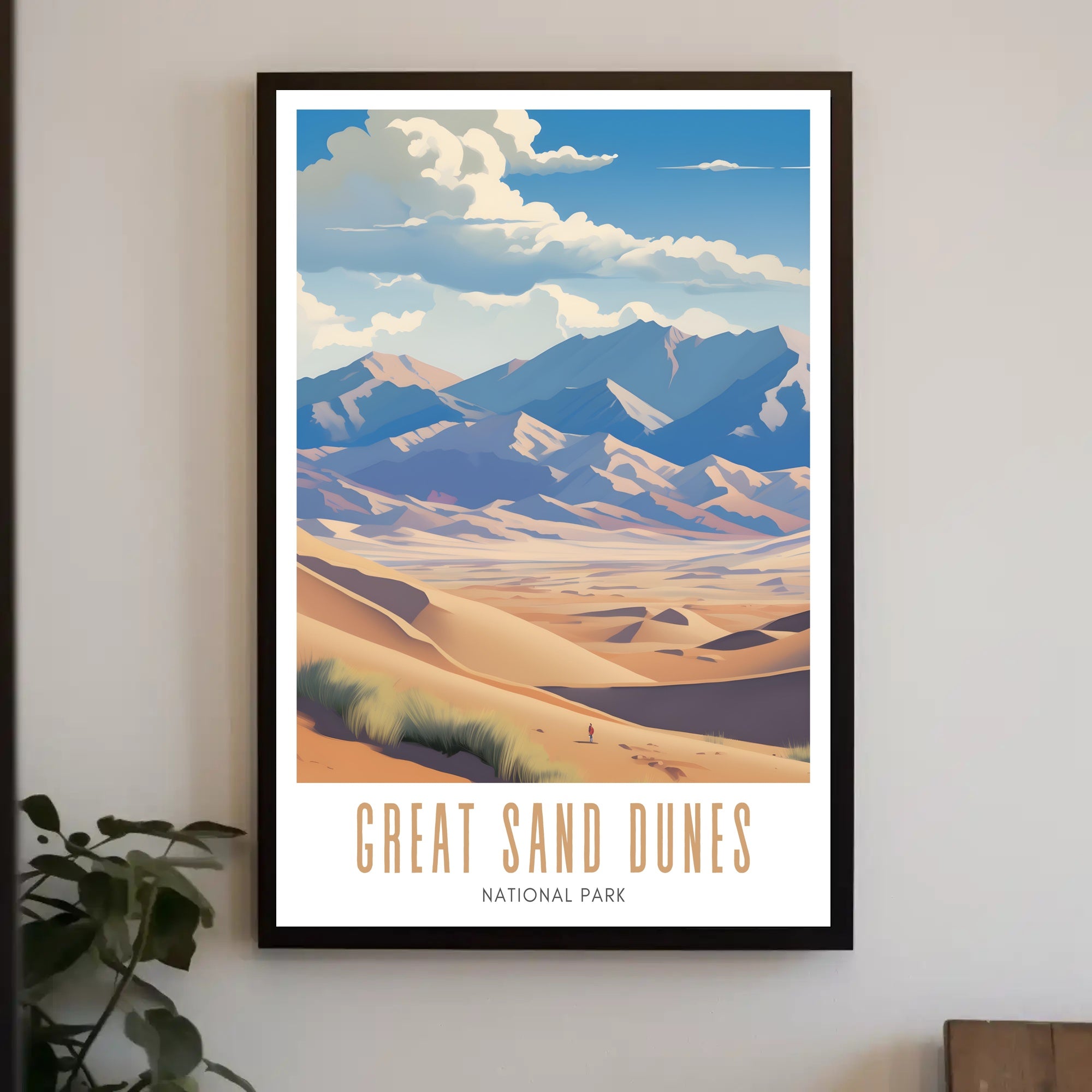 Great Sand Dunes National Park Scenic Poster Print