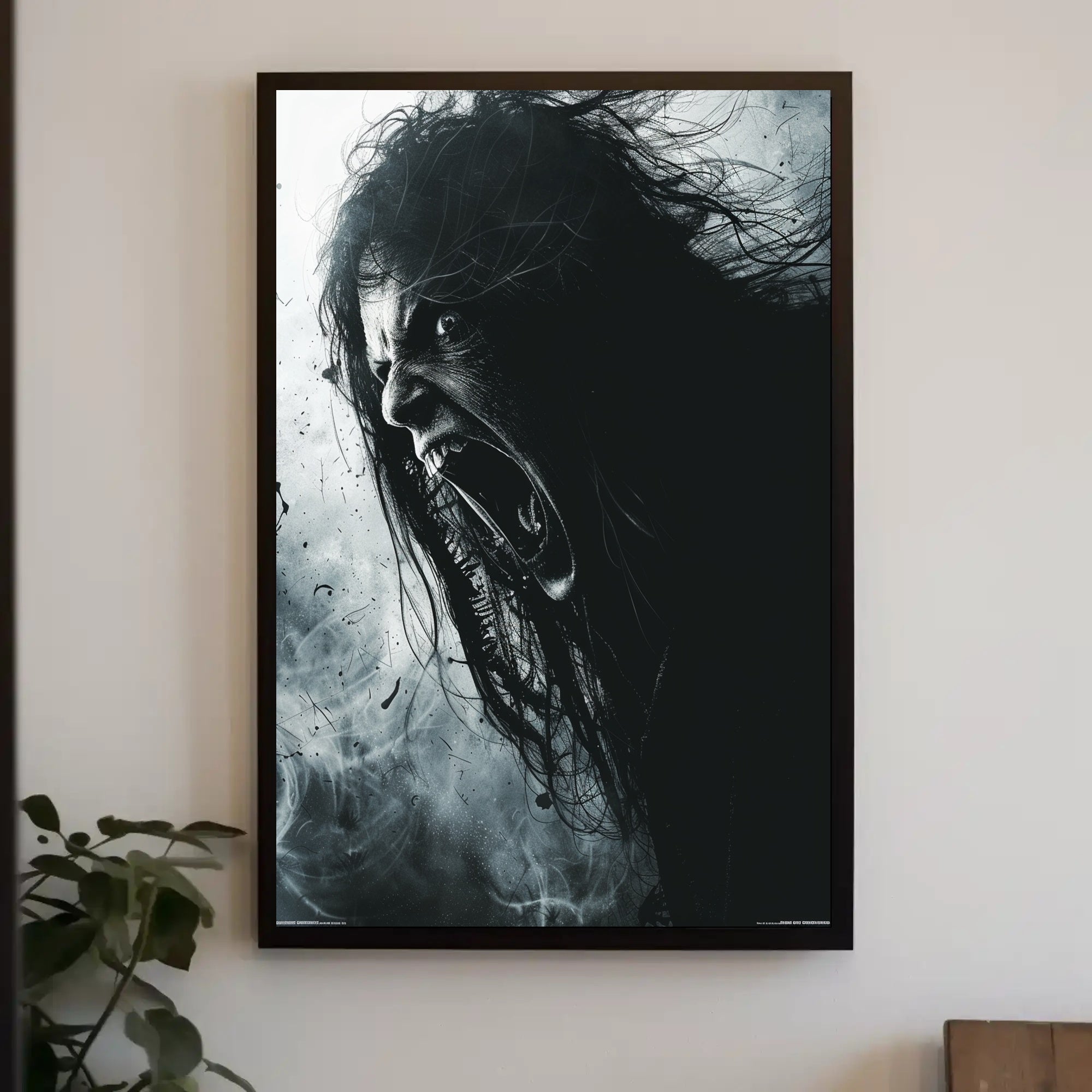 Intense Expression Art Poster for Home Decor and Wall Art PosterGoat