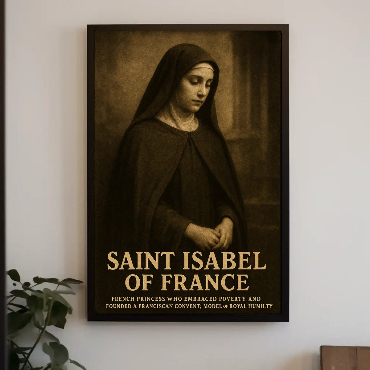 Saint Isabel Of France Poster
