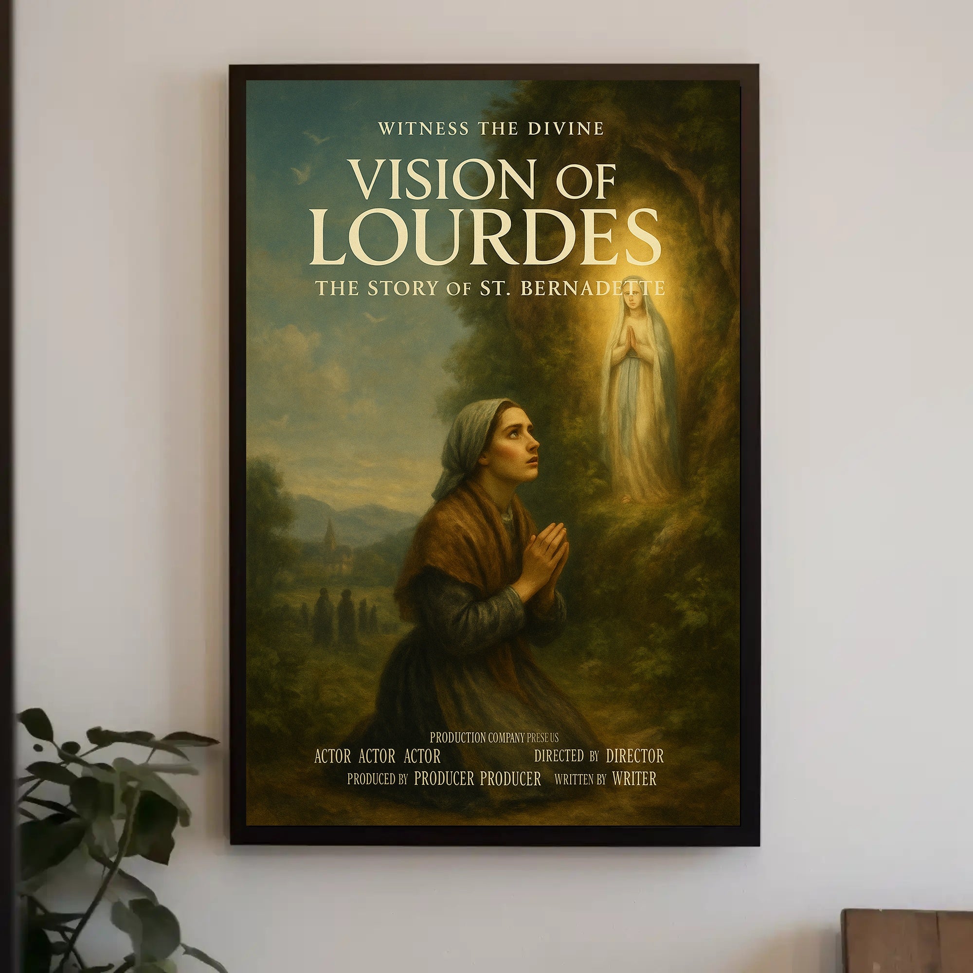 Vision of Lourdes Poster PosterGoat