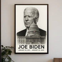 Joe Biden 46th President of the United States Reflections Poster