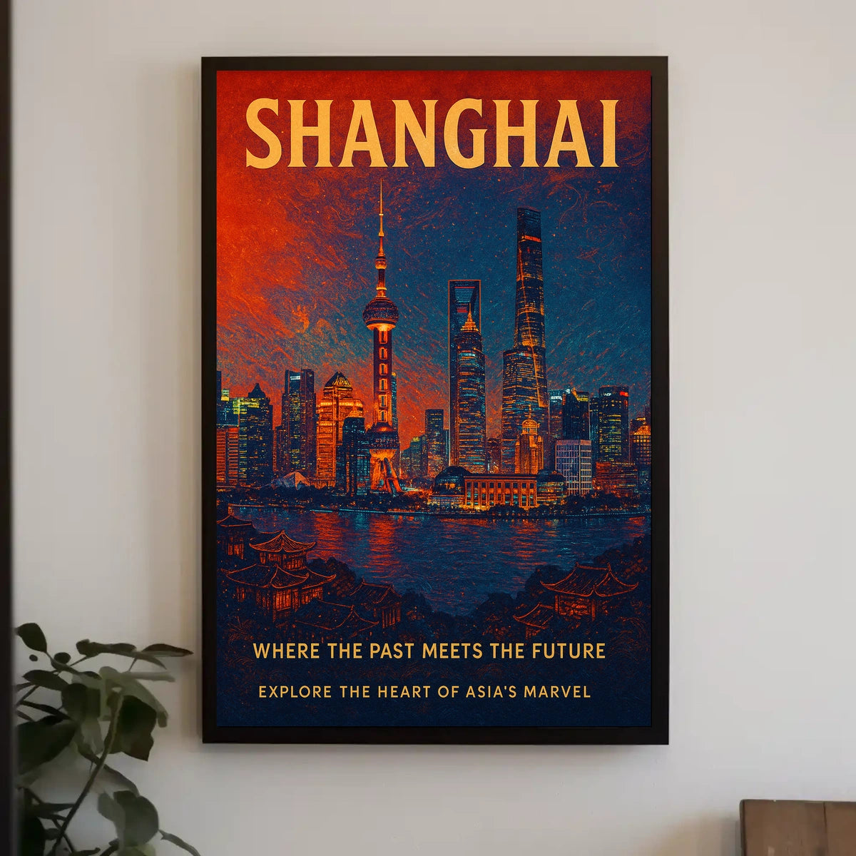 Shanghai Where The Past Meets The Poster