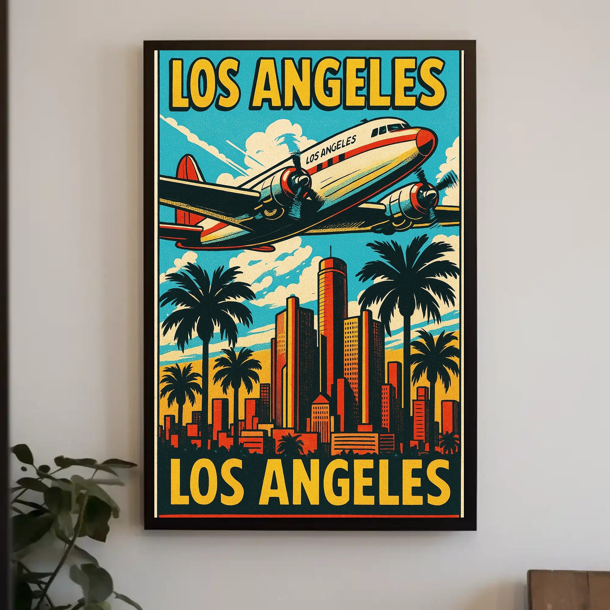 Los Angeles Travel Poster PosterGoat