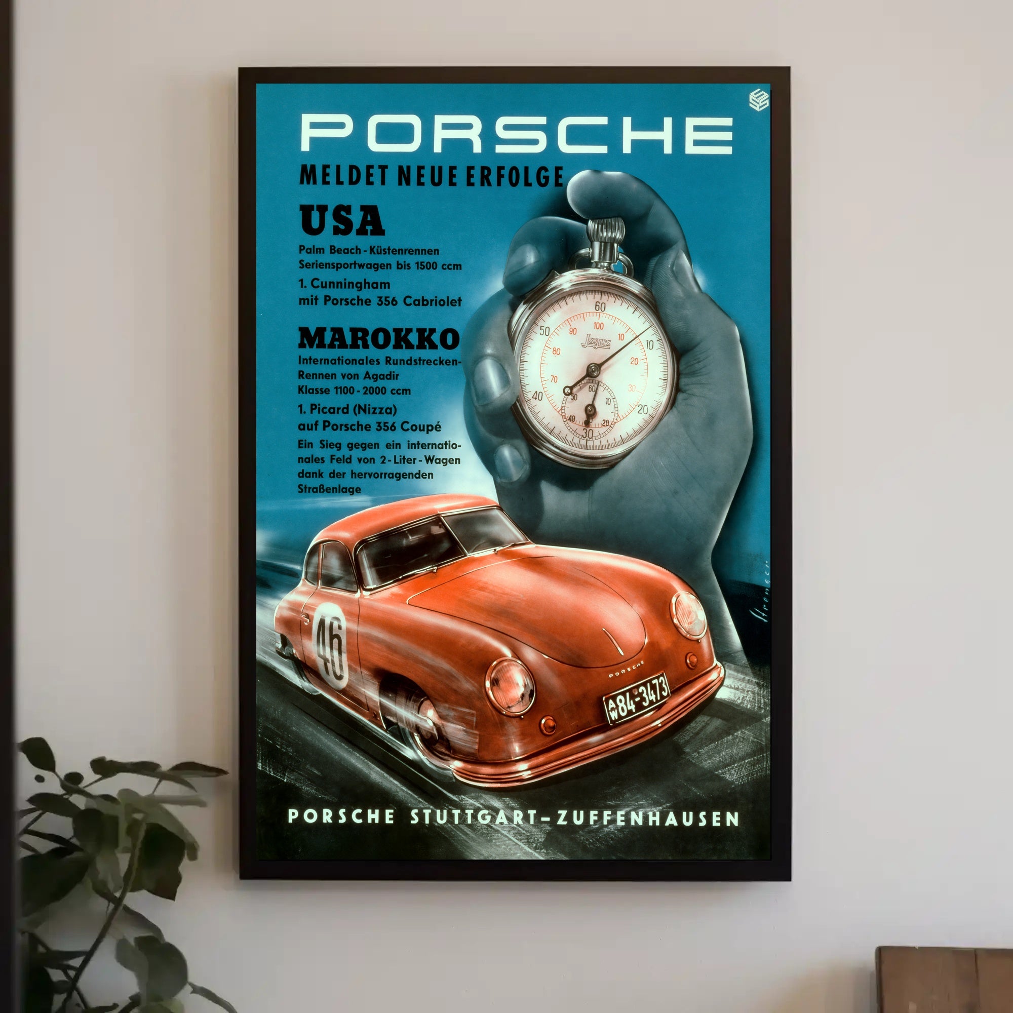 Porsche Racing Successes Poster