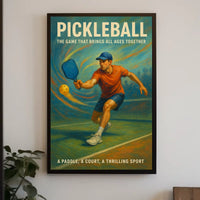 Pickleball A Game for All Ages Poster