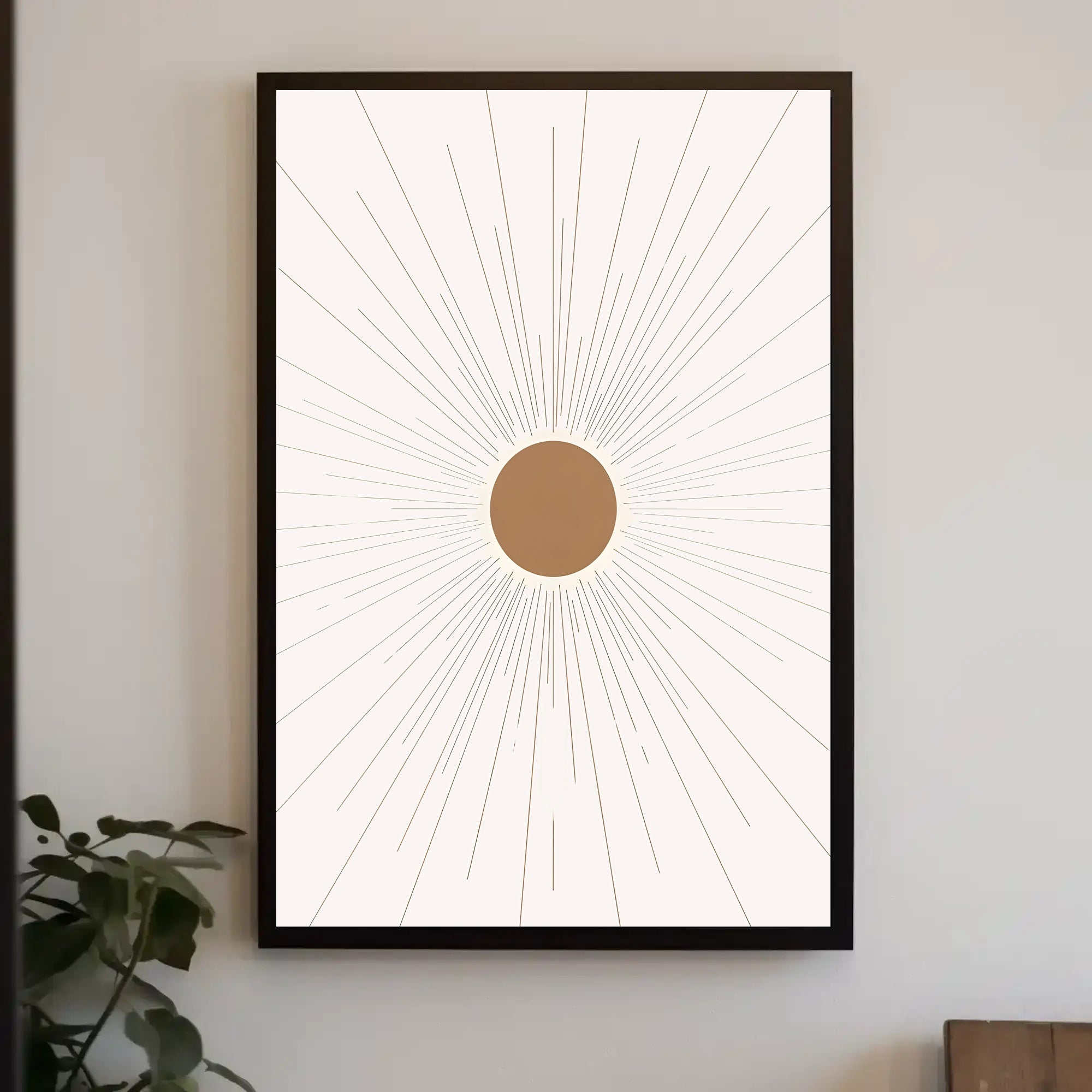 Radiant Sunburst Poster
