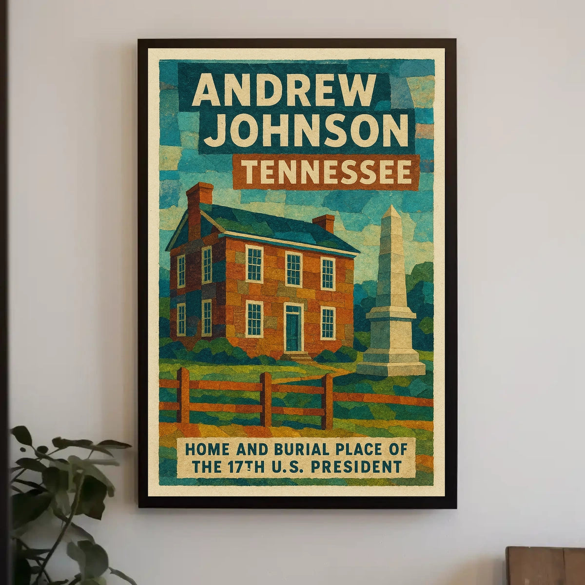 Andrew Johnson 17Th President Poster