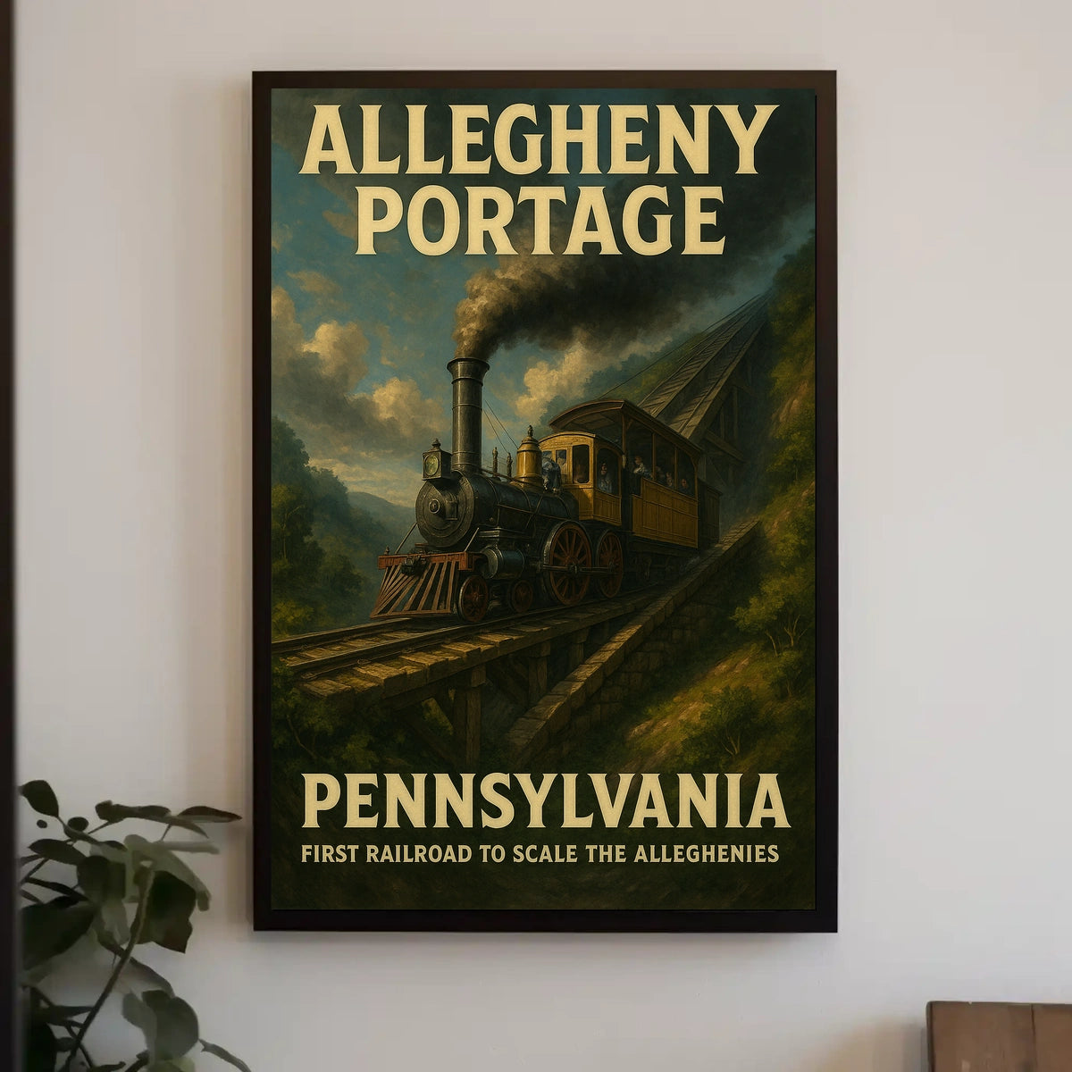 Allegheny Portage Railroad Poster