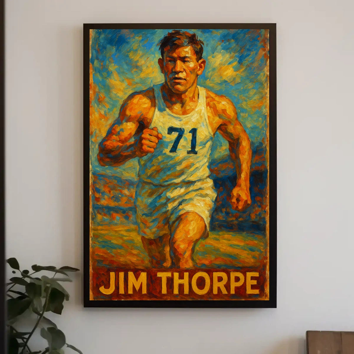 Jim Thorpe Athletic Legend Poster
