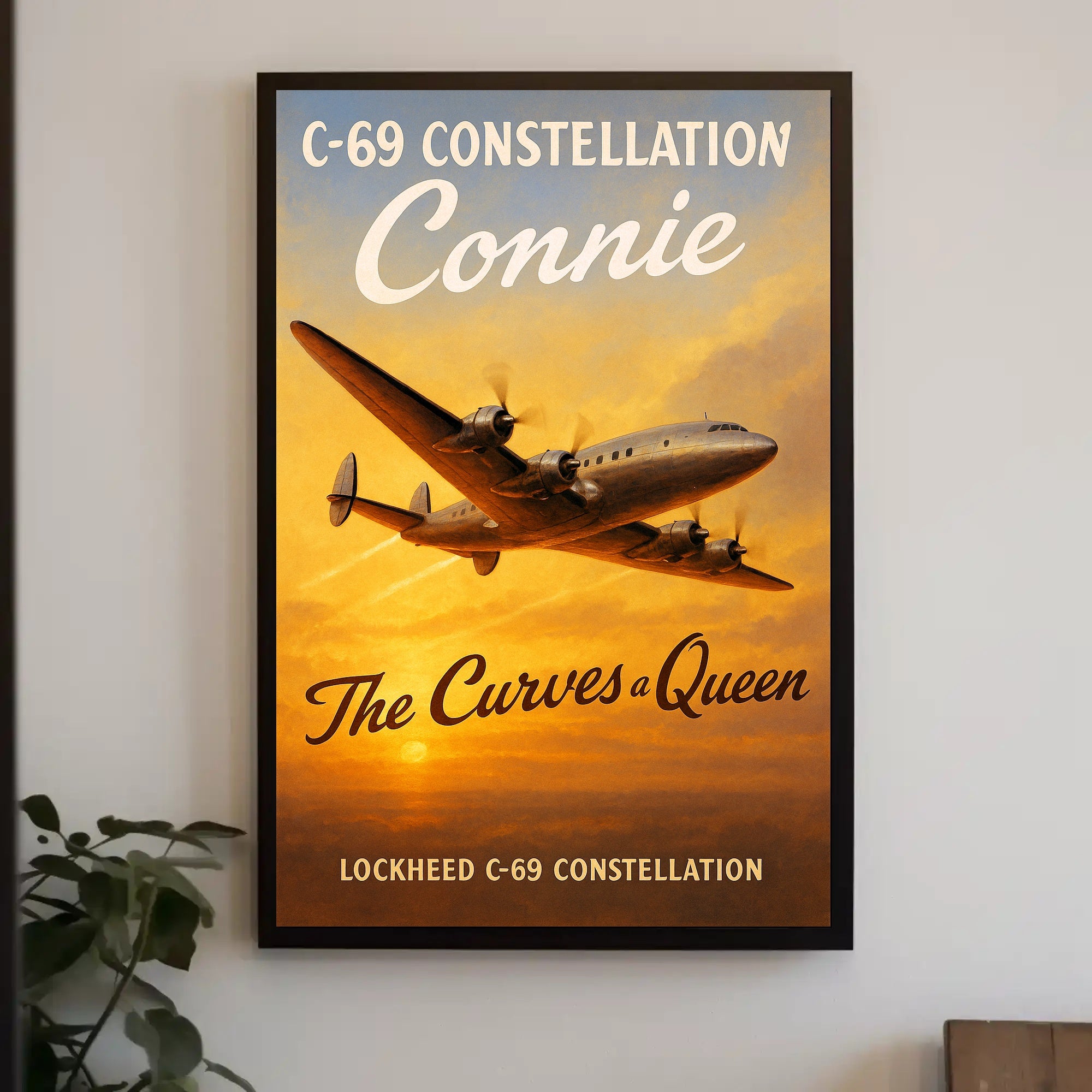 Lockheed C-69 Constellation Connie Poster PosterGoat