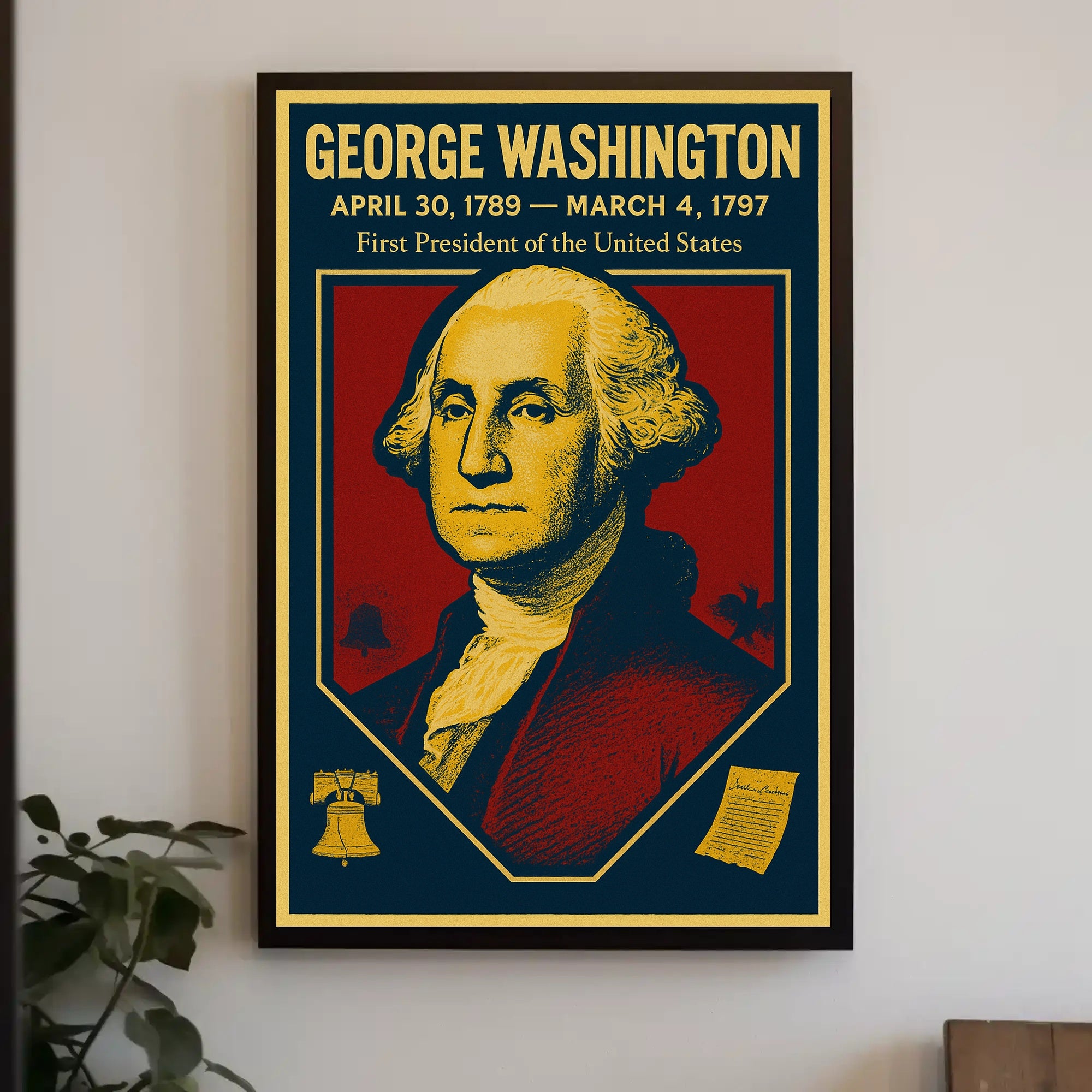 George Washington First President Poster PosterGoat