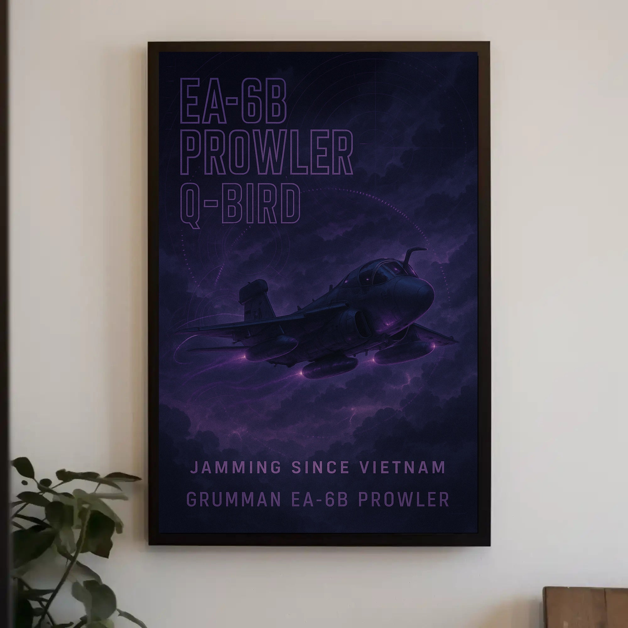 Grumman EA-6B Prowler Historical Military Aviation Poster