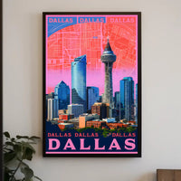 Dallas Cityscape Poster