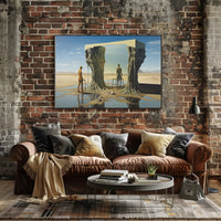 Surreal Desert Reflections Surreal Poster