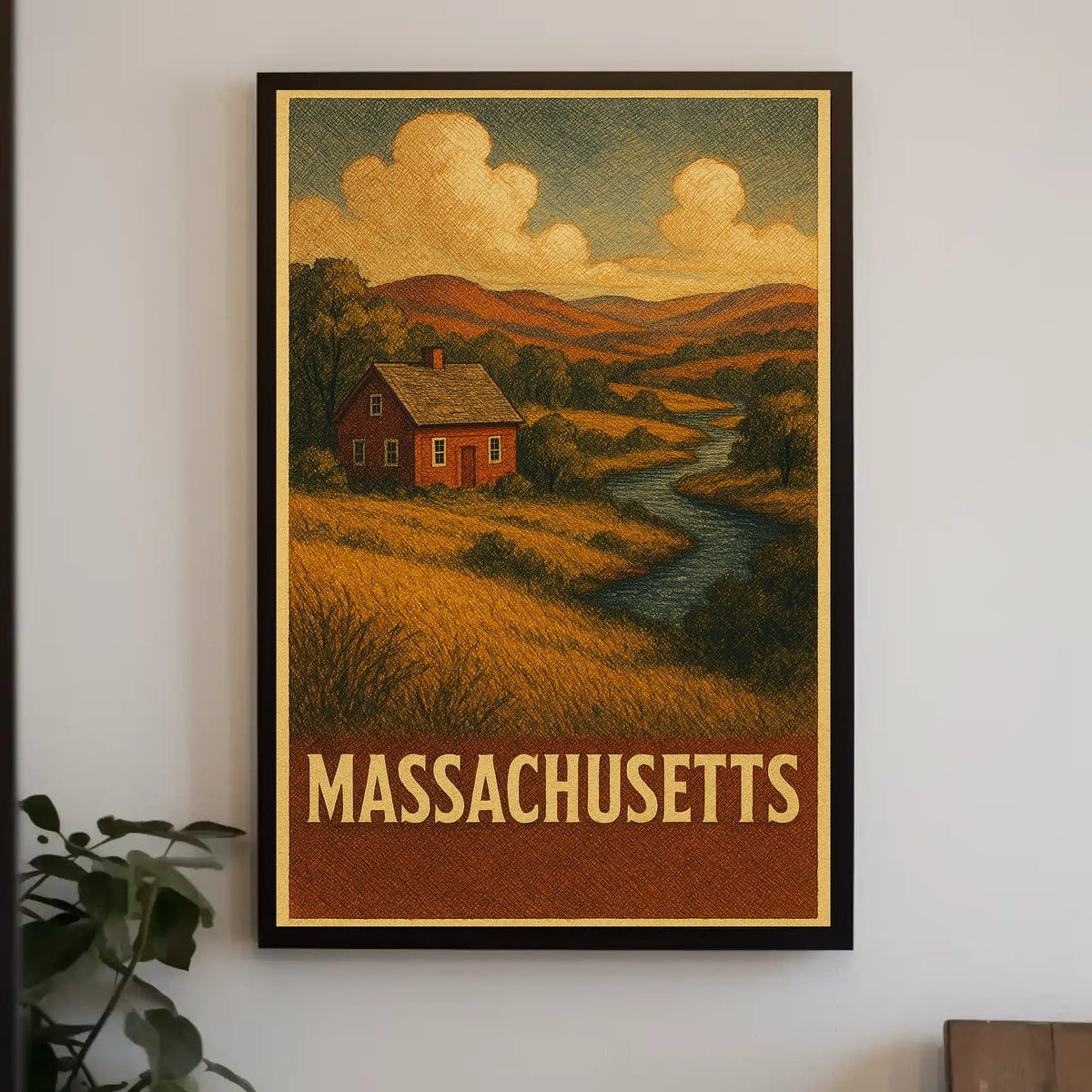 Scenic Massachusetts Poster