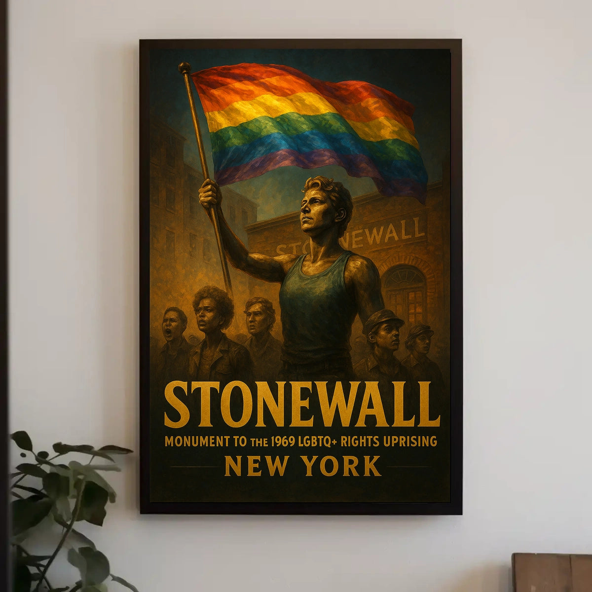 Stonewall Monument To The 1969 Lgbtq Poster
