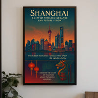 Shanghai A City of Timeless Elegance Poster