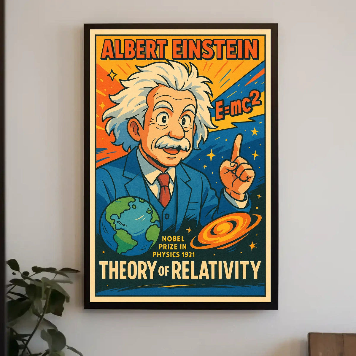 Albert Einstein Theory Of Relativity Poster