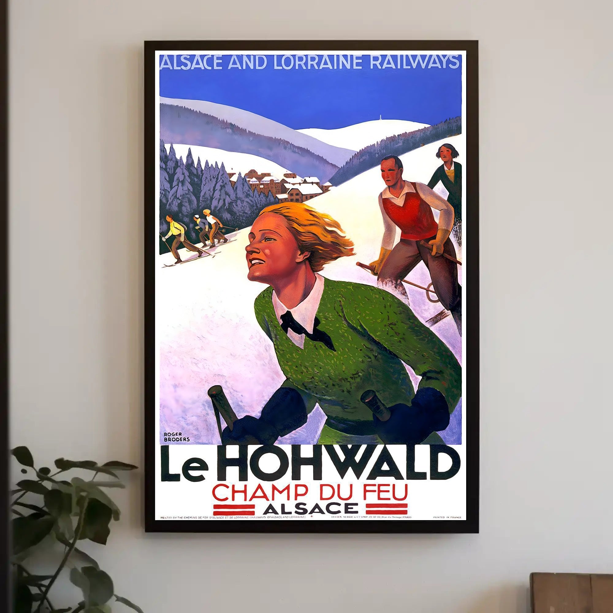 Winter Adventure in Alsace Poster PosterGoat