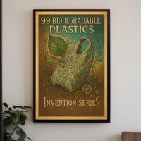 Biodegradable Plastics Invention Poster